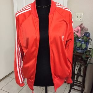 Adidas Orange Zip Jacket